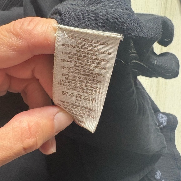 Free People Jasmine Embroidered Bell Sleeve Dress Size 2 - Picture 5 of 7